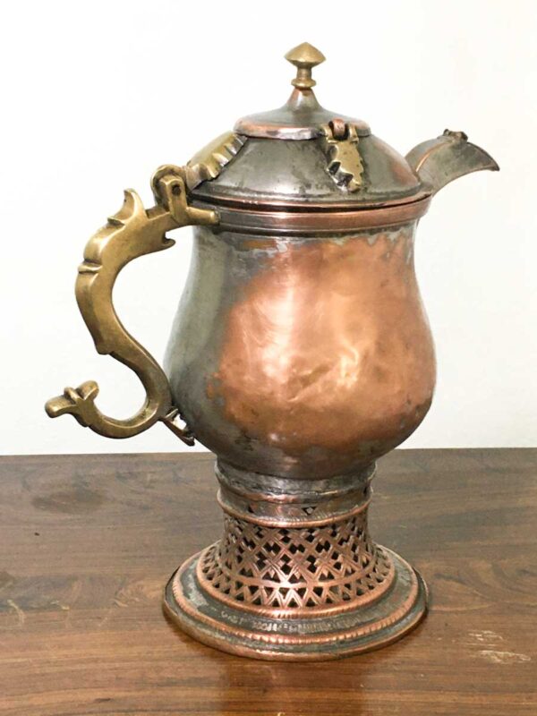 Samovar rame kashmiri Pakistan-India XIX secolo