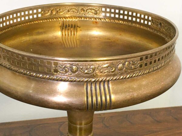 Alzata periodo Liberty in silver plate - immagine 2