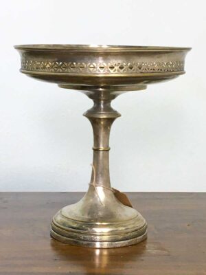 Alzatina periodo Liberty in silver plate