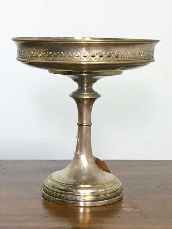 Alzatina periodo Liberty in silver plate