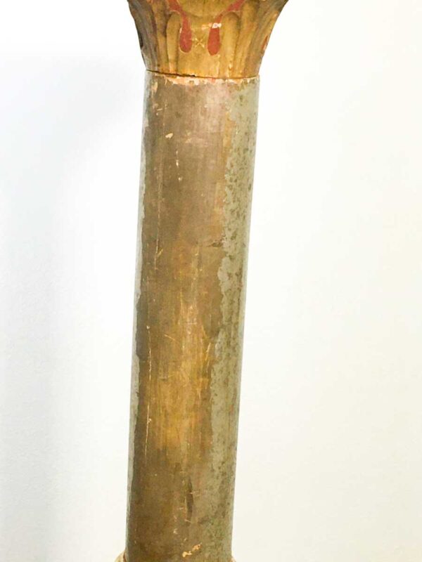 Coppia colonne antiche in legno del XVIII secolo - immagine 2