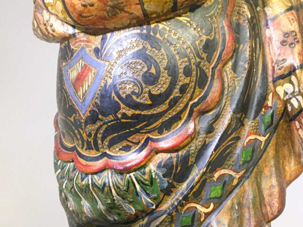 Antica scultura in legno Moro veneziano - immagine 6
