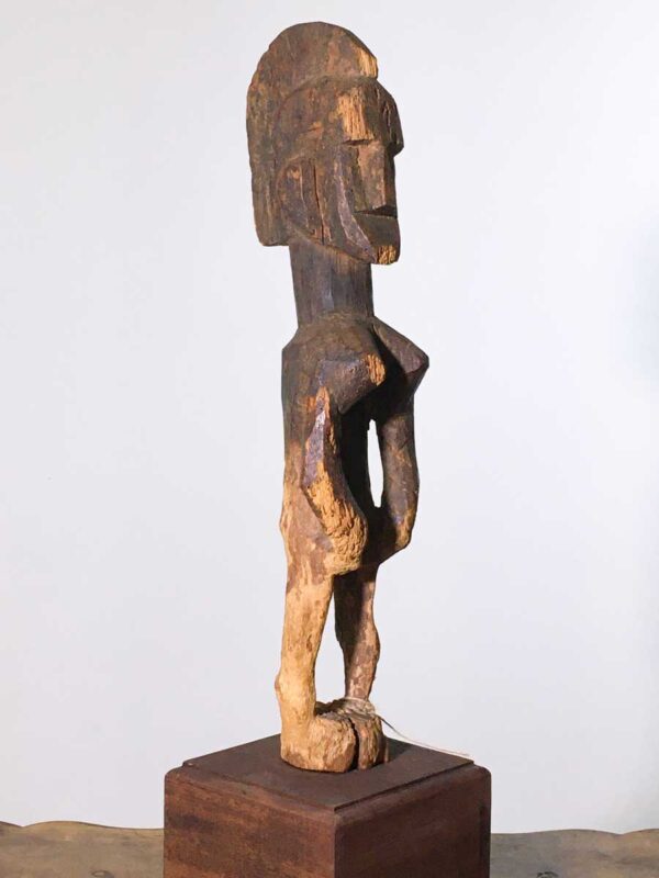 Scultura africana antica in legno Mali-Dogon