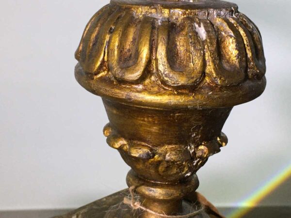 Alzata realizzata da porta palme antico ed  elemento di decoro - immagine 4