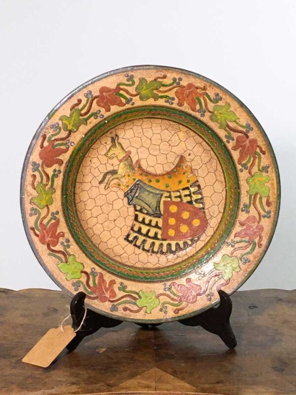 Piatto in terracotta collezione Montopoli Arno