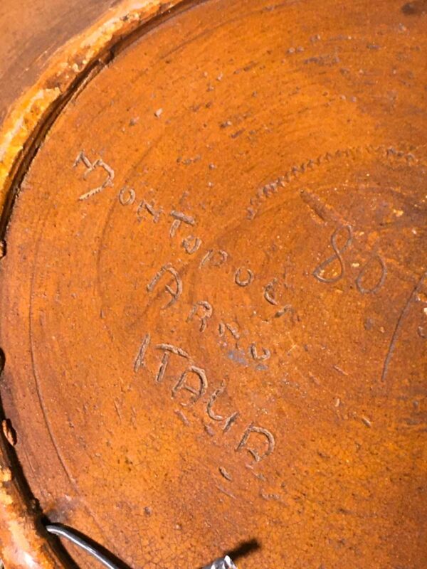 Piatto in terracotta collezione Montopoli Arno - immagine 3