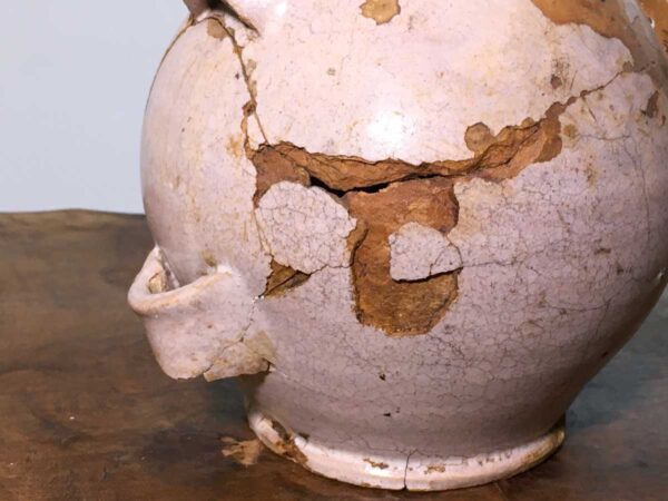 Fiaschetta terracotta del pellegrino invetriata - immagine 4