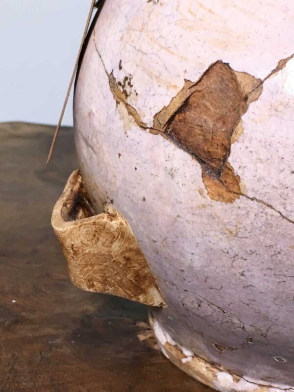 Fiaschetta terracotta del pellegrino invetriata - immagine 3