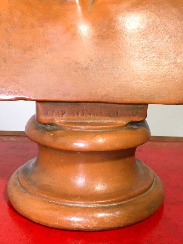 Statua busto in terracotta di Nerone copia musei capitolini - immagine 4
