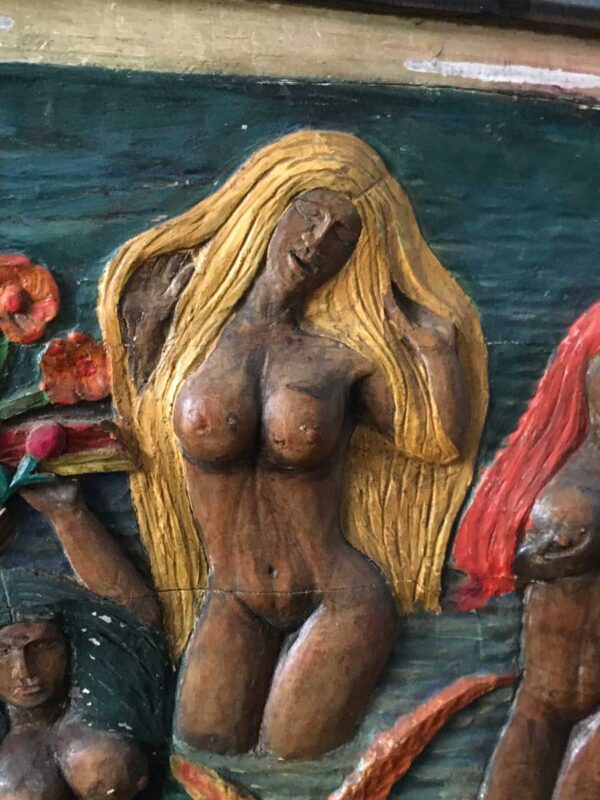 Quadro scolpito su legno di "Chiaraluce da Todi" anni ’60 - immagine 2