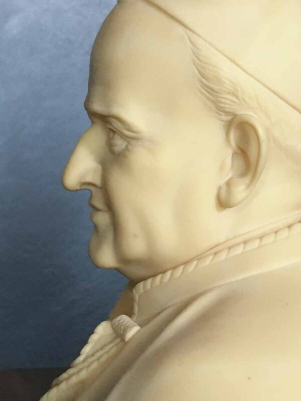 Busto polvere di marmo Giovanni XXIII autore A. Giannelli - immagine 4
