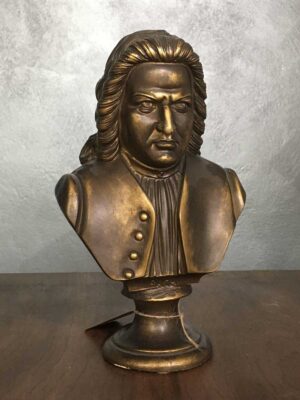 Busto polvere di marmo Bach autore A. Giannelli