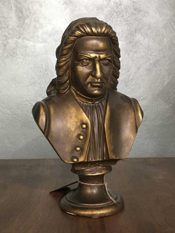 Busto polvere di marmo Bach autore A. Giannelli