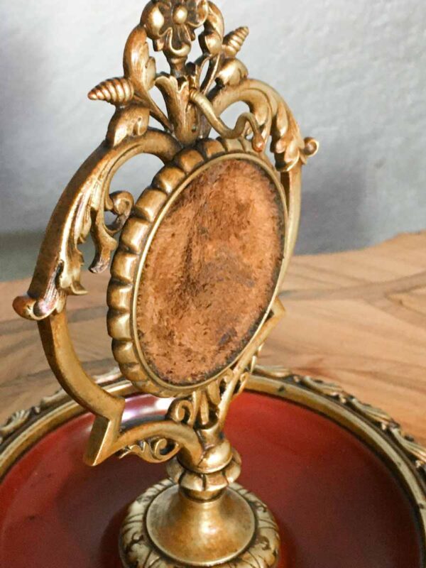 Porta orologio da tasca e gioie in bronzo periodo Liberty - immagine 2