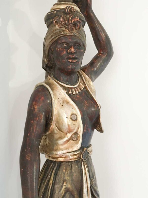 Scultura in legno Moro veneziano XX secolo - immagine 2