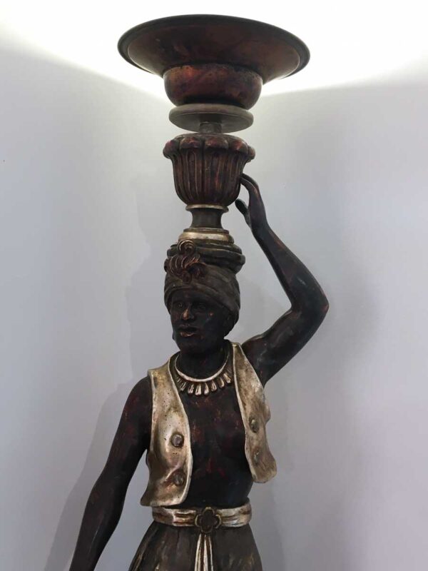 Scultura in legno Moro veneziano XX secolo - immagine 4