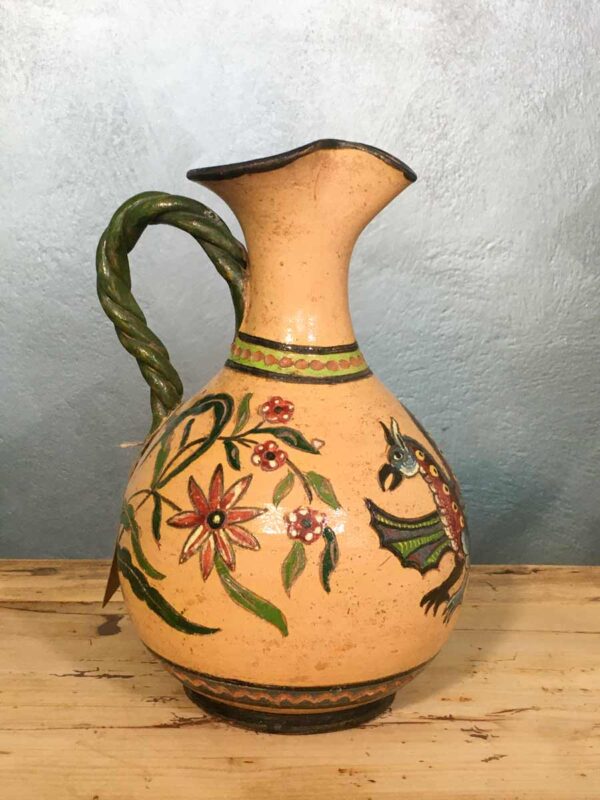 Brocca in terracotta collezione Montopoli Arno - Mannozzi anni '40