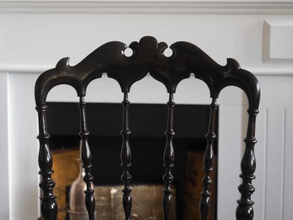 Coppia sedie antiche Chiavarine originali modello Parigina - immagine 4