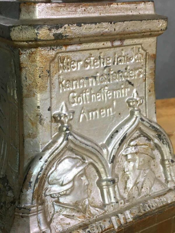 Statua in metallo raffigurante Martin Lutero Dresda Germania - immagine 4