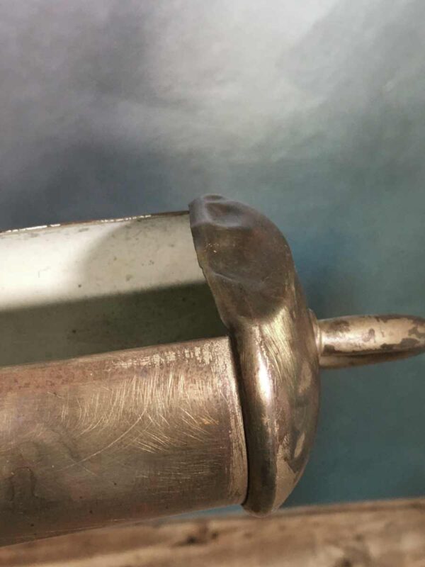 Lampada antica regolabile ottone dorato prima metà XX secolo - immagine 4