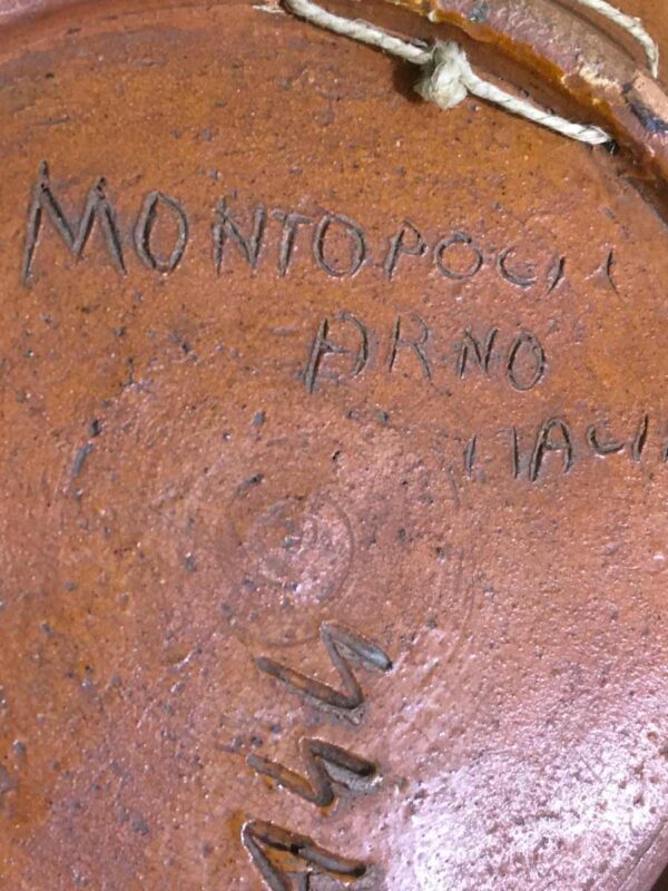 Piatto decorato in terracotta collezione Montopoli Arno - immagine 3