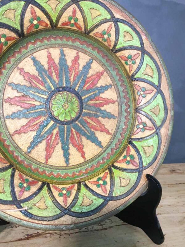 Piatto antico in terracotta decorato della collezione Montopoli Arno - immagine 2