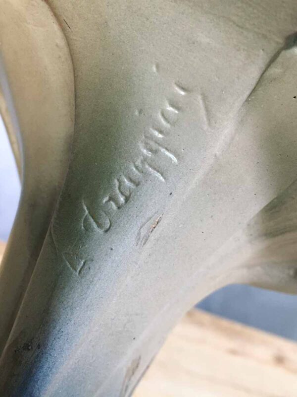 Statua busto donna gesso Art nouveau (printemps) firmata A. Traggiai - immagine 4