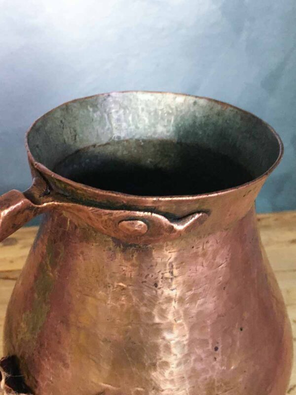 Caraffa in rame antica per acqua o vino - immagine 3