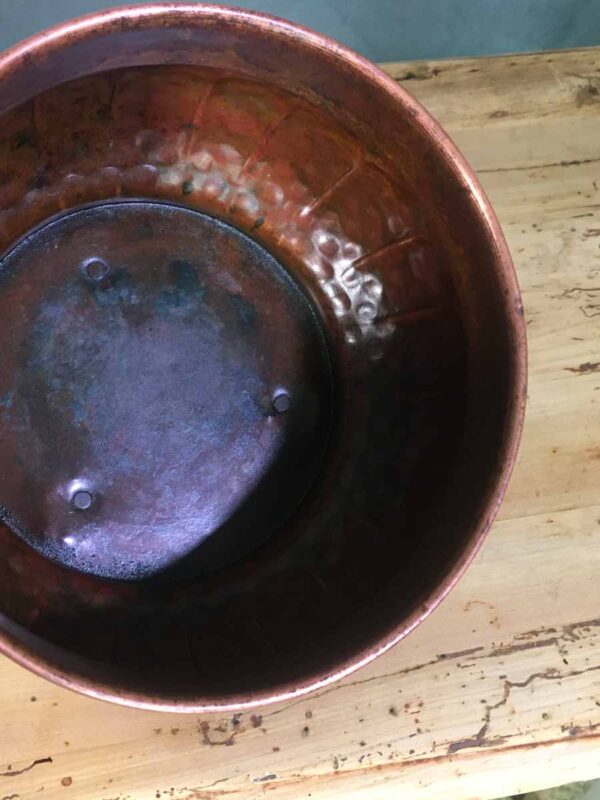 Ciotola vaso in rame con piedi felini periodo XIX-XX secolo - immagine 3