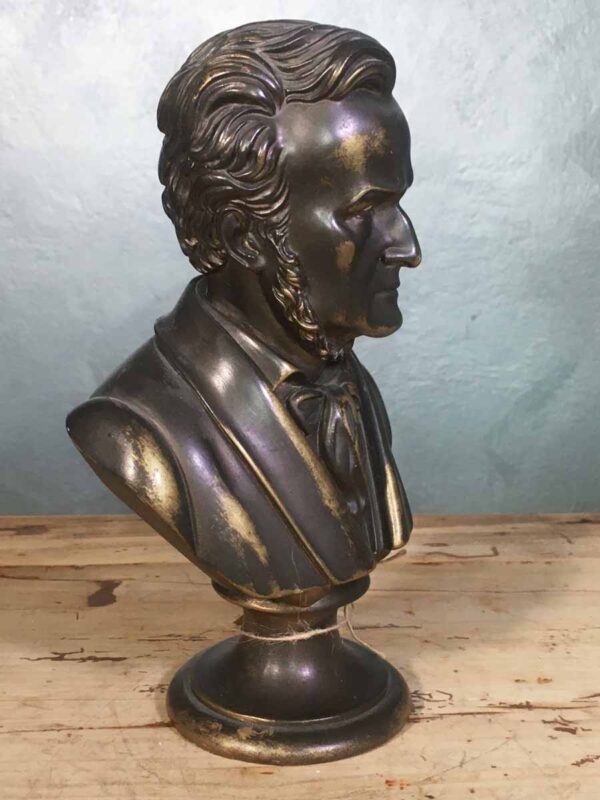 Busto polvere di marmo Wagner autore A. Giannelli - immagine 2