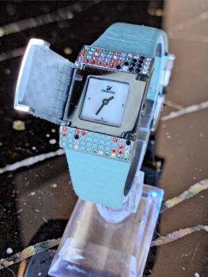 Orologio Swarovski usato cristalli multicolore