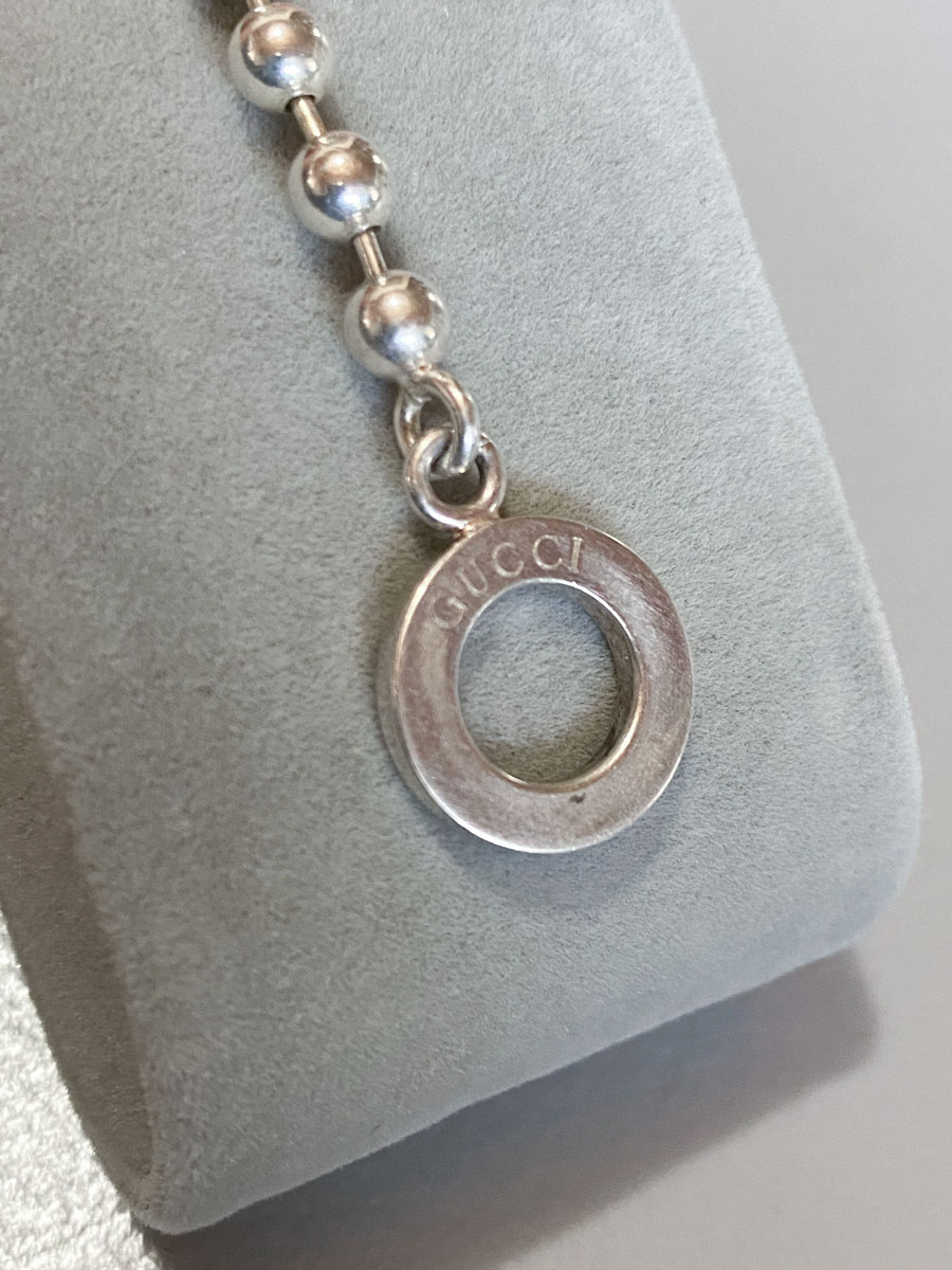 Bracciale Gucci vintage in argento - immagine 5