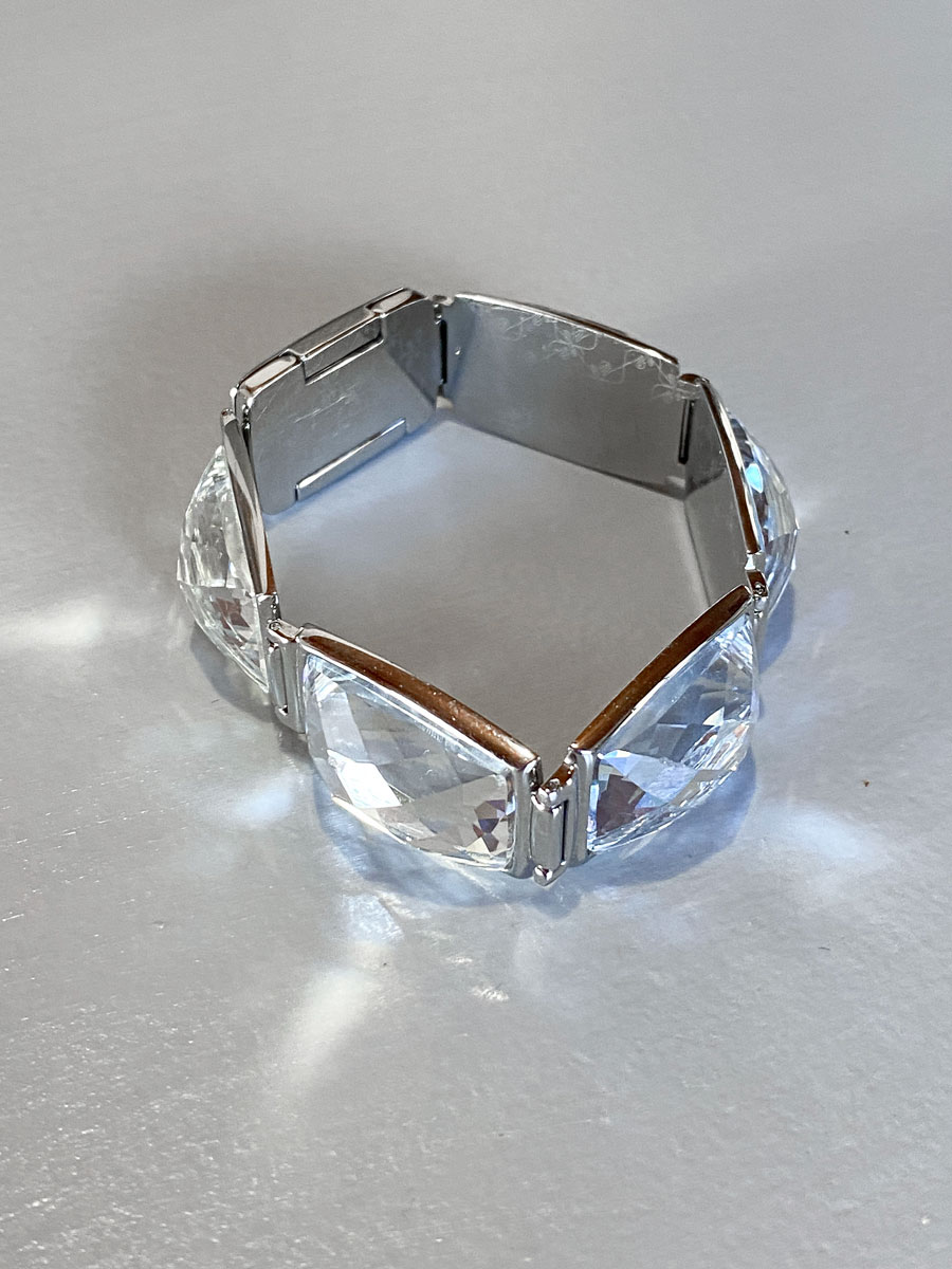 Bracciale Swarovski Nirvana cristalli chiari - immagine 2