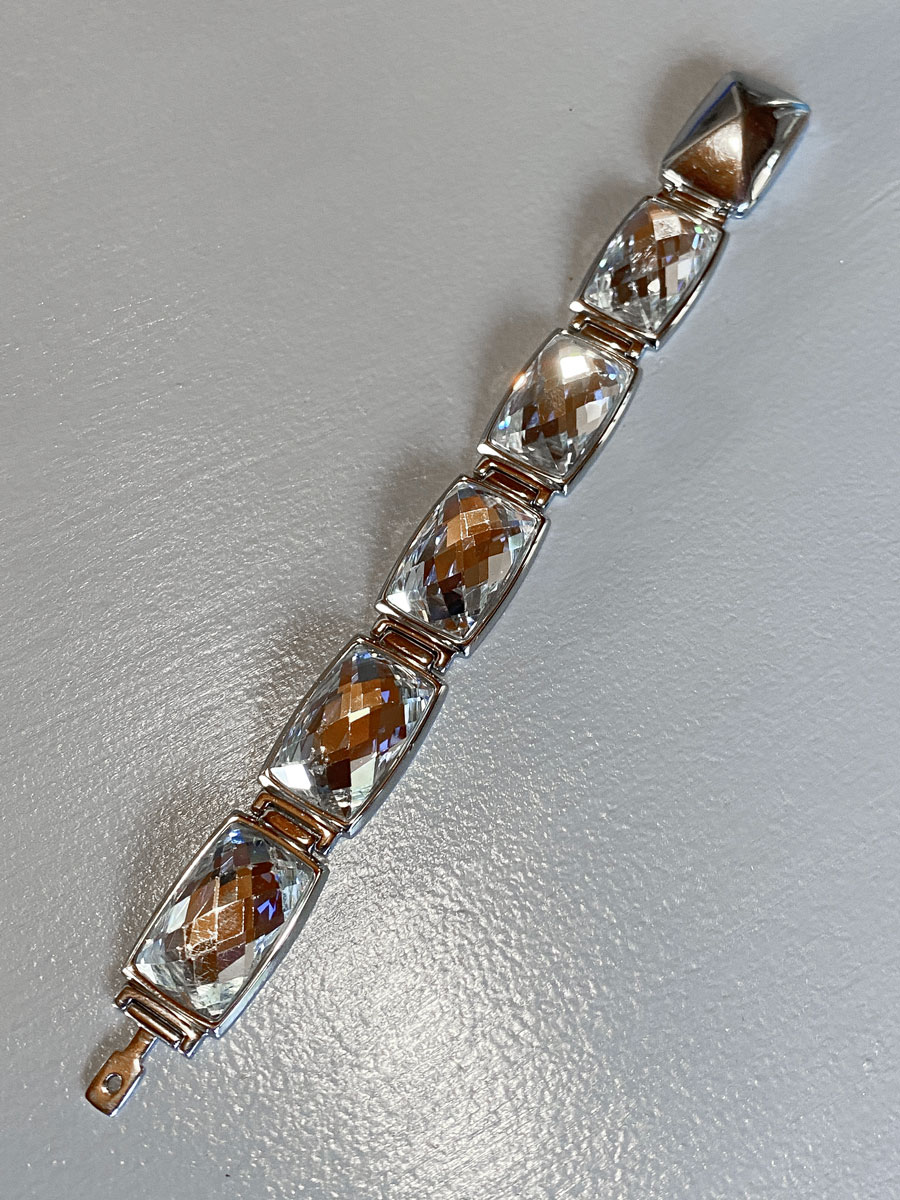 Bracciale Swarovski Nirvana cristalli chiari - immagine 4