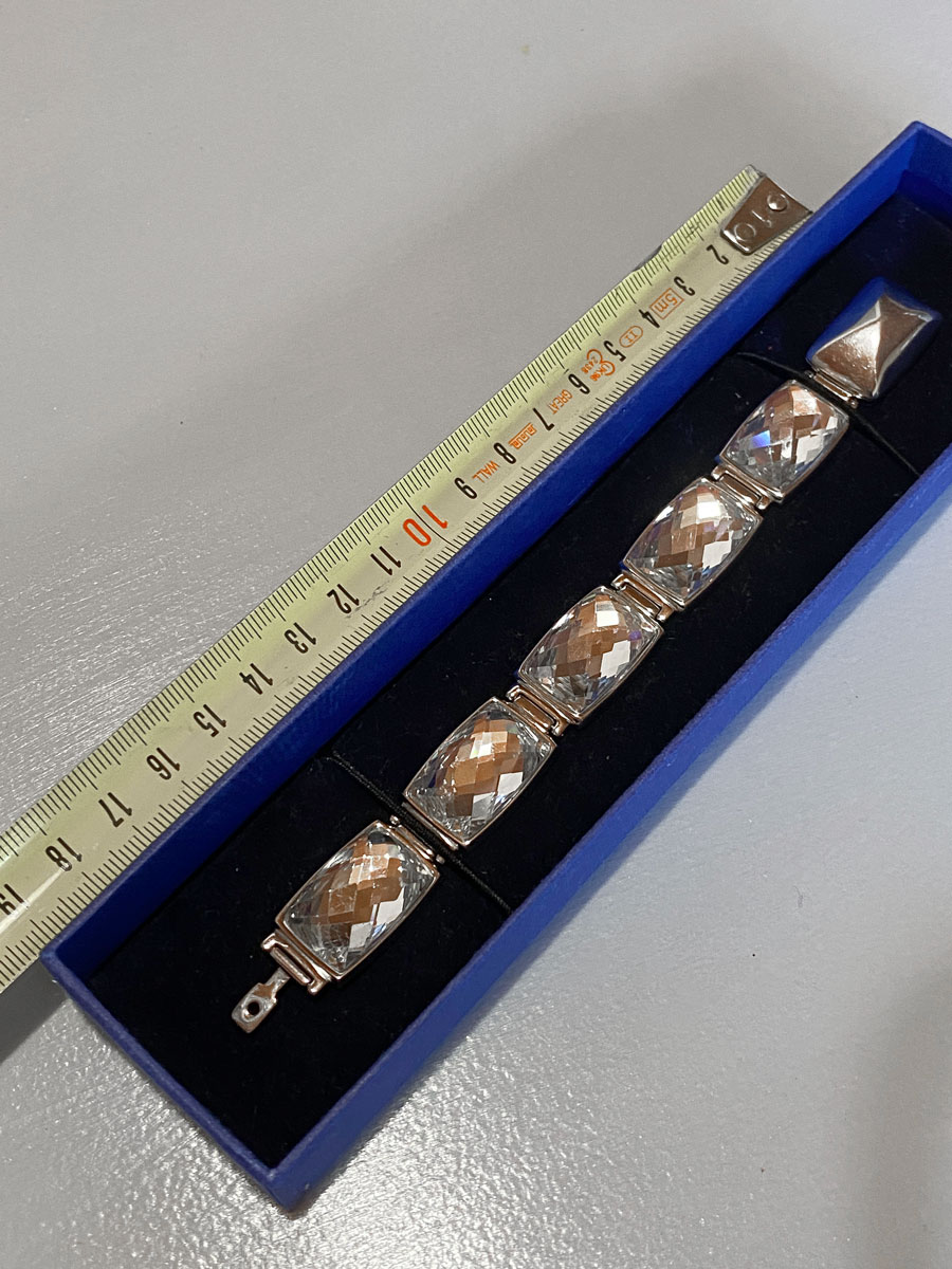 Bracciale Swarovski Nirvana cristalli chiari - immagine 8