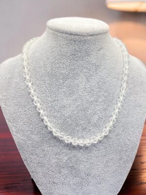 Collana girocollo Swarovski vintage in cristalli chiari