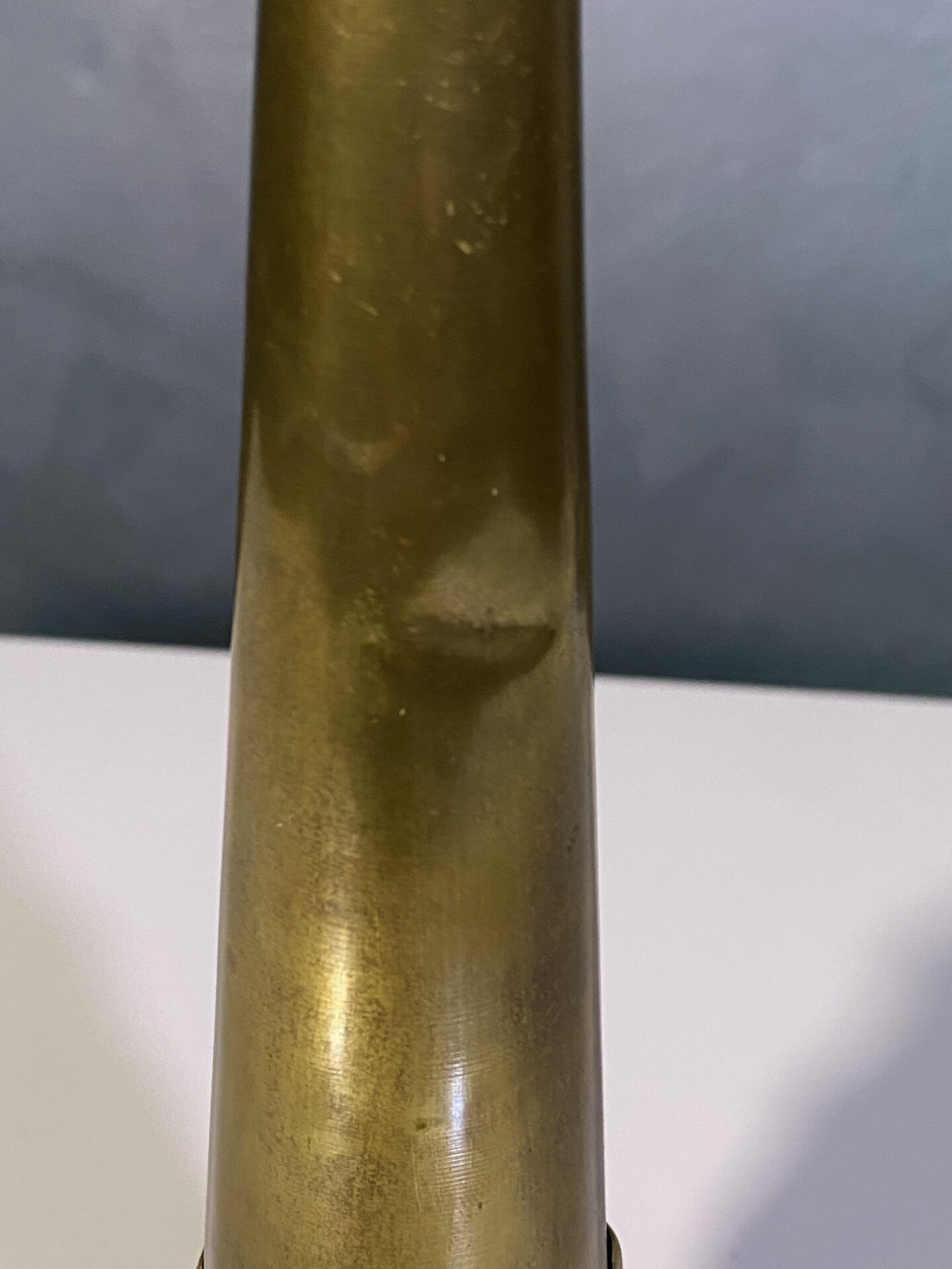 Antico torciere candeliere porta cero in ottone - immagine 5