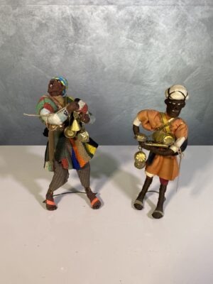 Coppia pupazzi marocchino portatori acqua