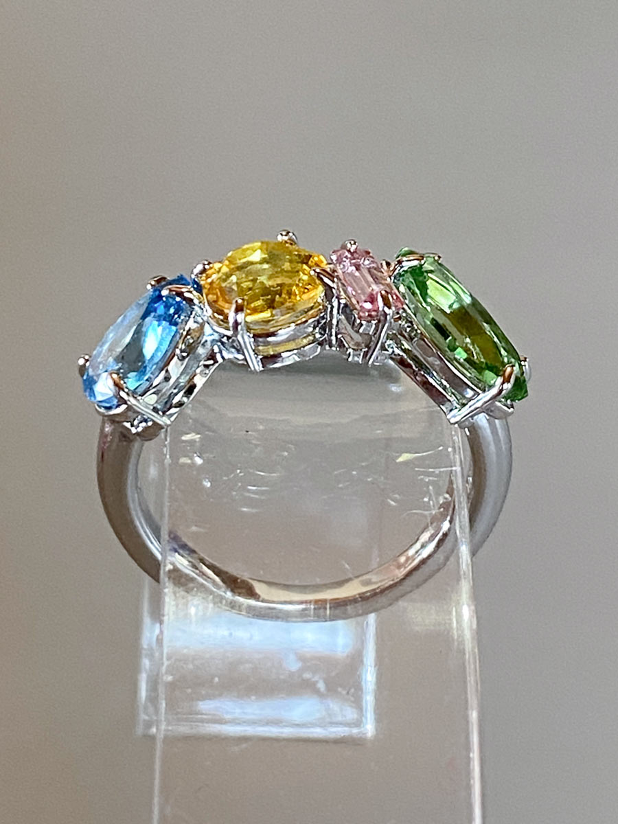 Anello Swarovski modello Gema taglio misto - immagine 5
