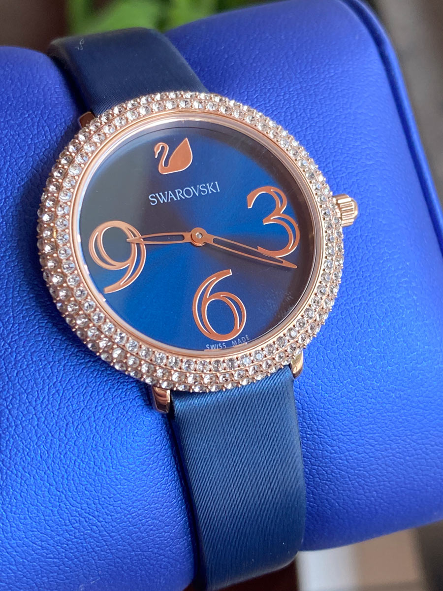 Orologio Swarovski Crystal Frost azzurro - immagine 5