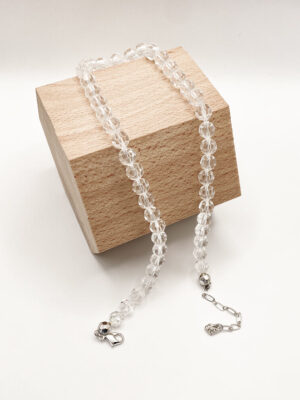 Collana girocollo Swarovski vintage in cristalli chiari