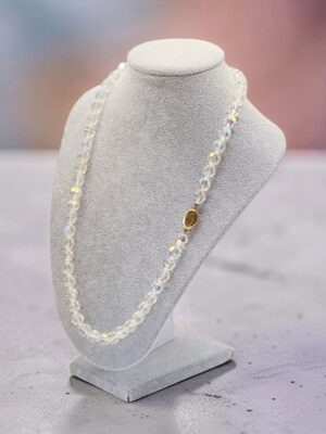 Collana Swarovski vintage S.A.L. in cristalli aurora boreale