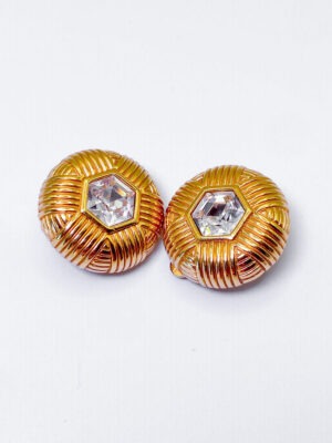 Orecchini vintage Swarovski S.A.L. con cristallo