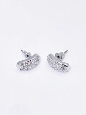 Orecchini originali Swarovski con pavé di cristalli