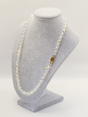 Collana Swarovski vintage S.A.L. in cristalli aurora boreale