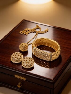Parure Swarovski S.A.L. collana, orecchini e bracciale