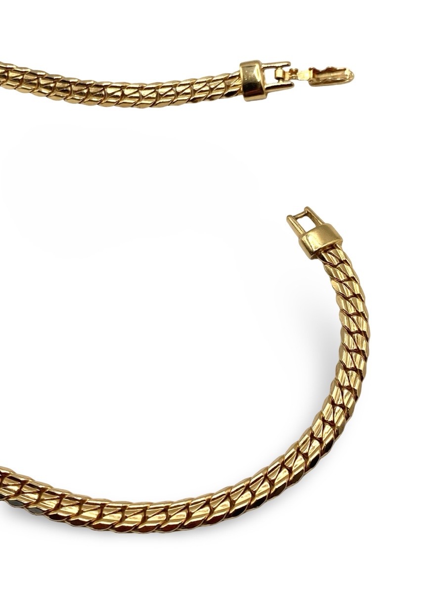Raffinata Collana Swarovski S.A.L. Vintage con Cristallo e smalto - immagine 6