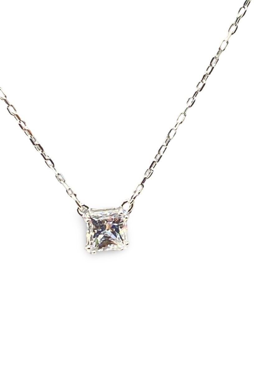 Collana Sawarovski con punto luce in cristallo - immagine 3